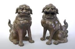 備前焼　狛犬 巨大な備前焼の狛犬 - Picture of Kibitsuhiko Shrine, Okayama